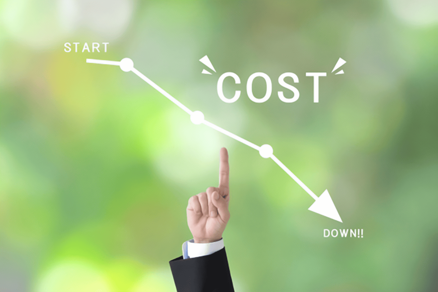Image illustrating cost reduction
