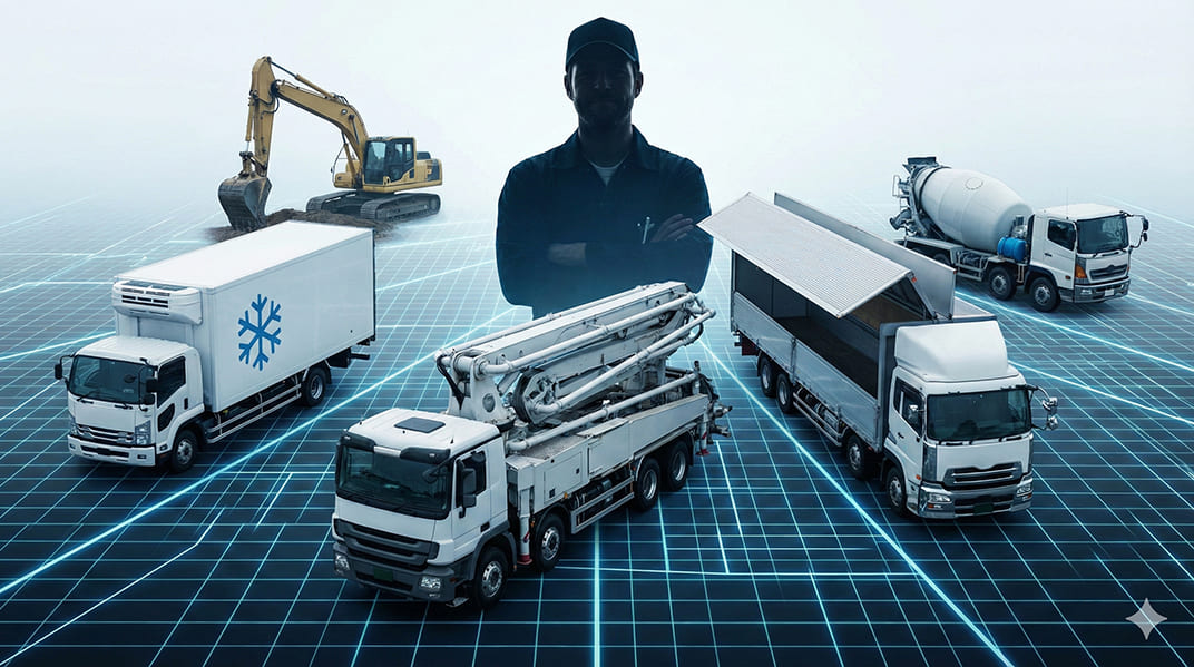 Lineup expanded to include refrigerated trucks and popular commercial vehicles.