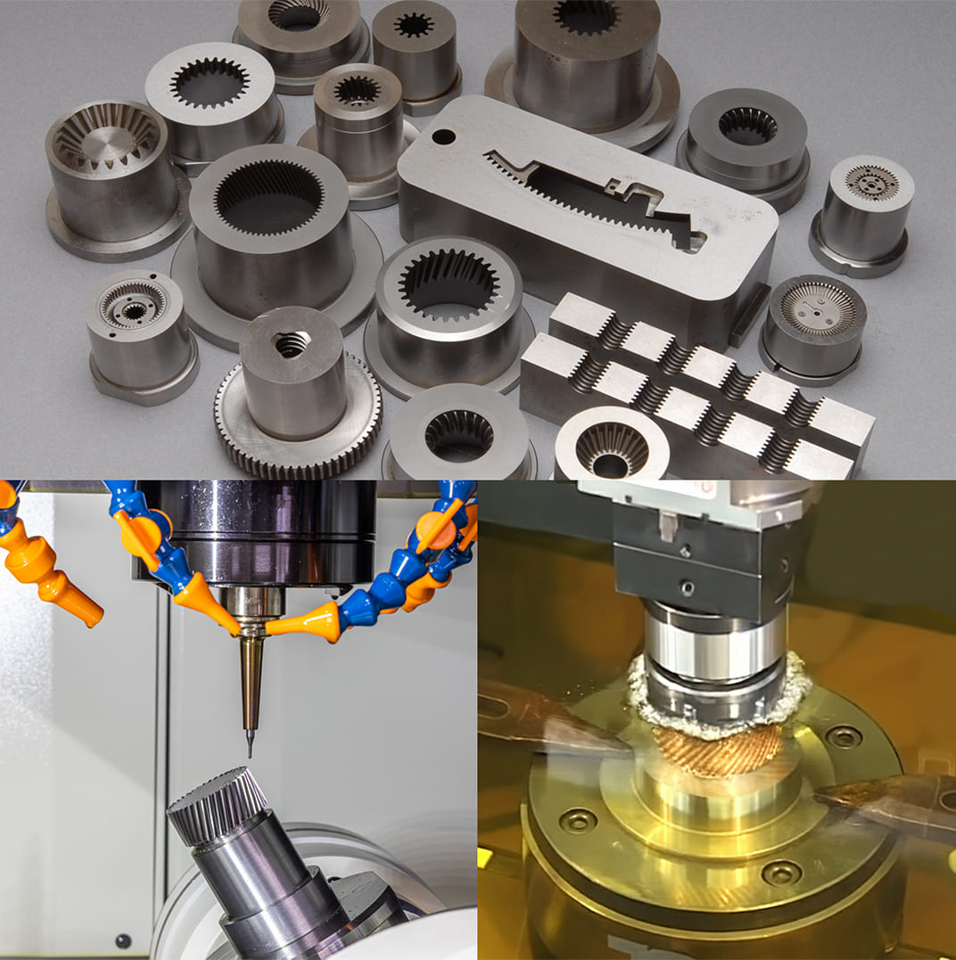 Manufacturing gear mold cavities compliant with global standards