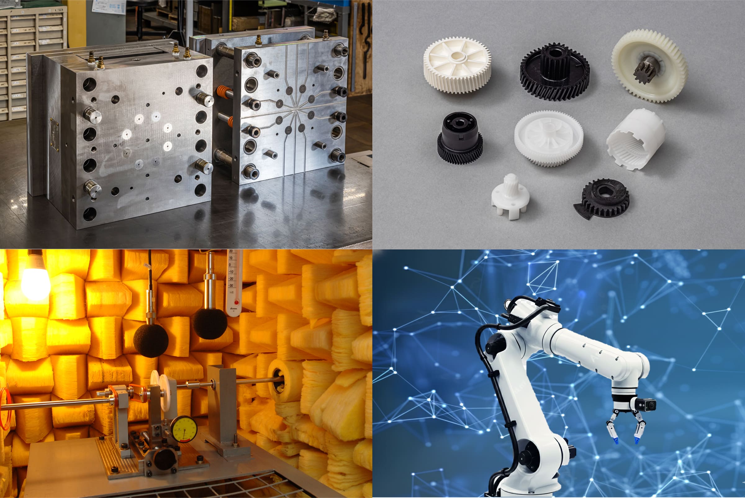 High-Precision Plastic Gear Molds: Achieving Lightweight, Low-Noise, and High-Durability Solutions for Robotics and Mobility