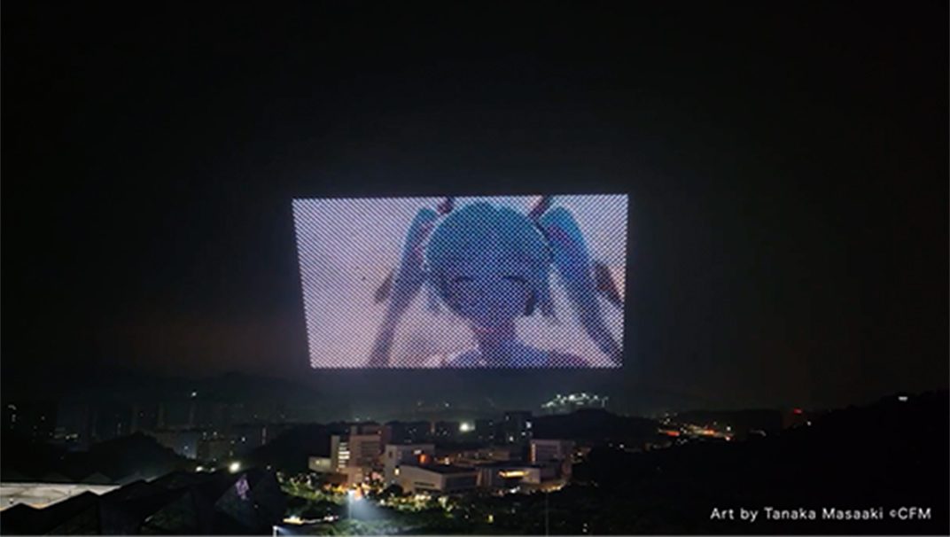 Hatsune Miku Debuts with a Massive Fleet of 7,998 Drones