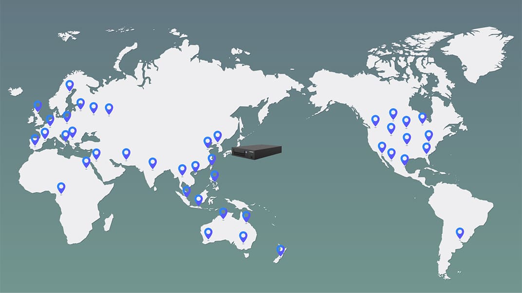 Deployed in over 40 countries worldwide