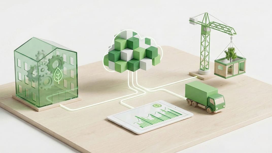 BIM integrates 3D data to optimize design and logistics, ensuring accuracy and cost clarity.