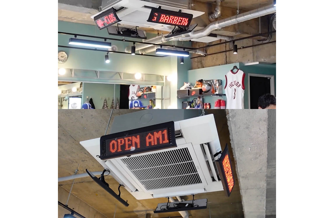 "AD WING" Installed On An Overhead Air Conditioner