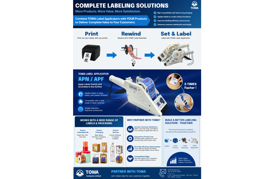 Sales in Combination With Labels and Packaging Materials