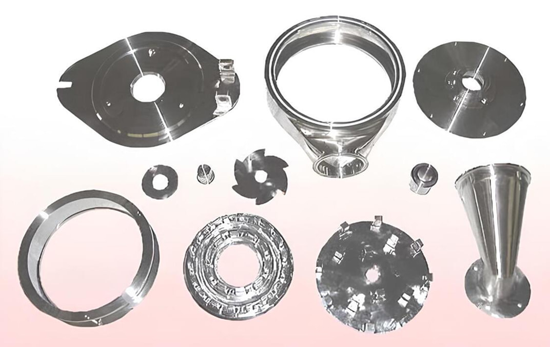Parts of the Super Jiyu Mill That Can Be Disassembled and Cleaned