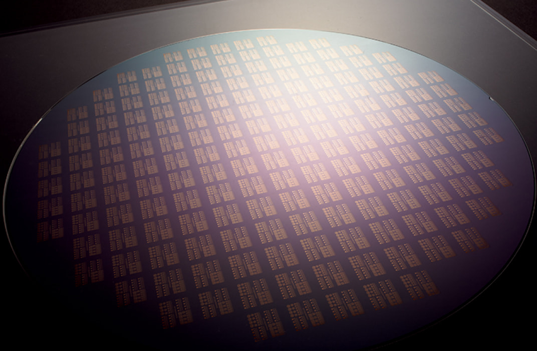 Photo Images of a Silicon Wafer