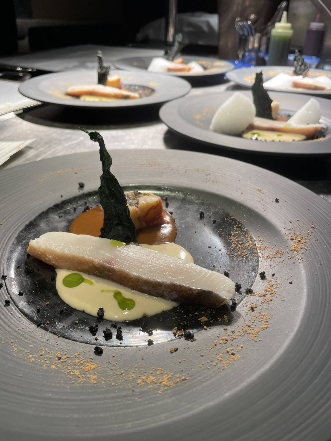 Signature dish created by a partner restaurant using Global Fish ingredients
